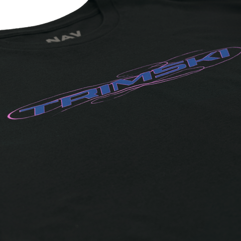 TRIMSKI TEE (BLACK/BLUE)